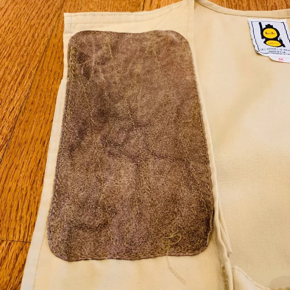 Vintage Bob Allen Canvas Shooting Hunting Fishing Vest Adult Medium Made in USA - Picture 2 of 16